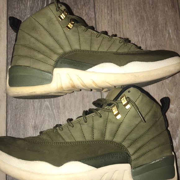 retro 12 olive